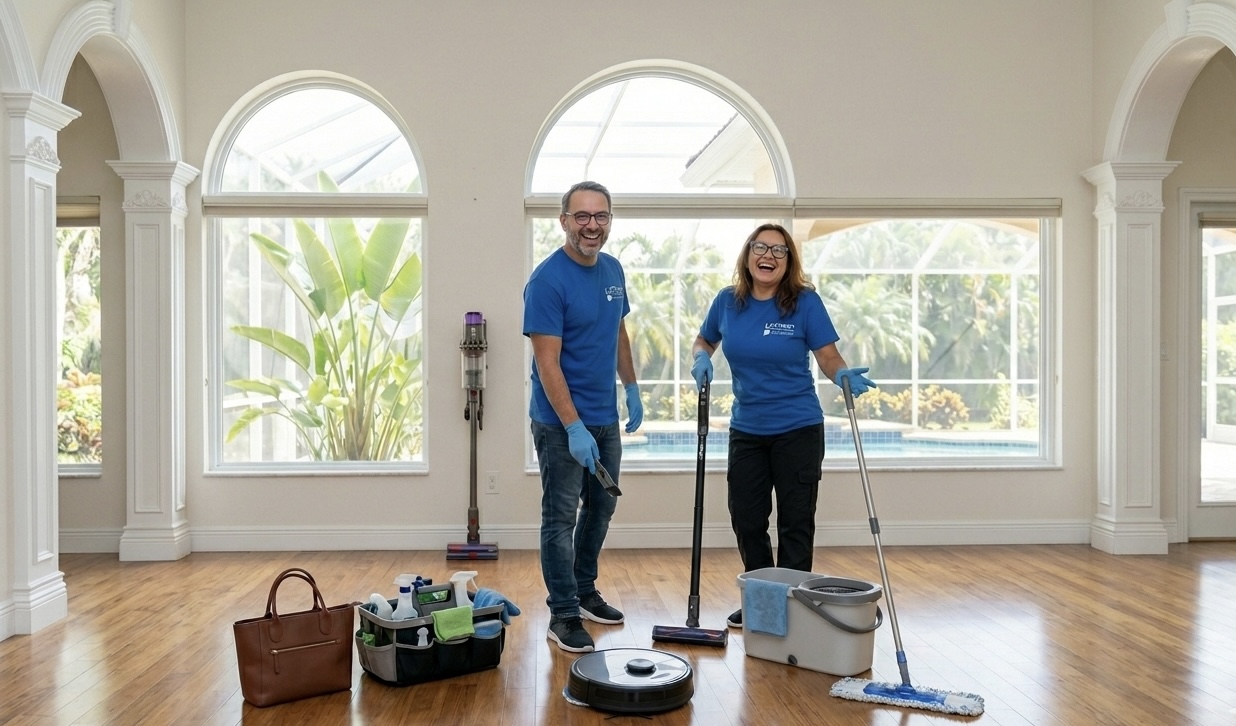 L2Clean founders — professional cleaning team in Orlando